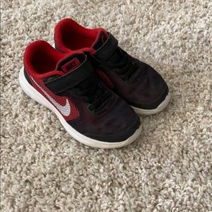 Black and red Nike’s